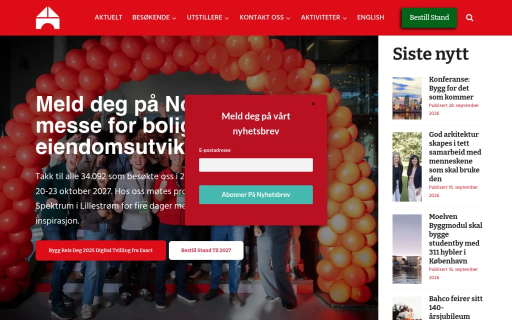 Forsiden til byggreisdeg.no